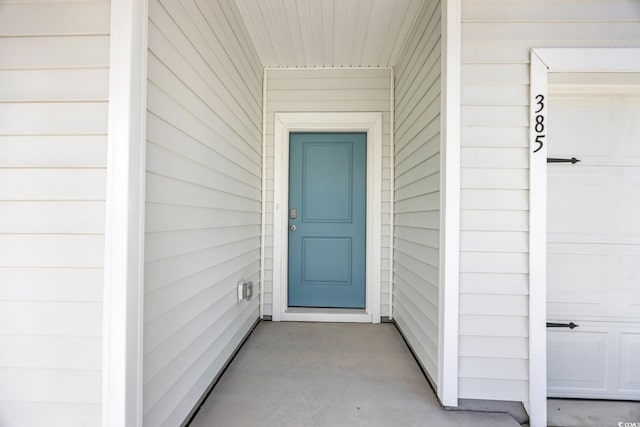 view of entrance to property