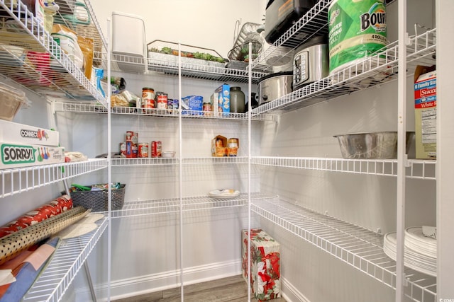 view of pantry