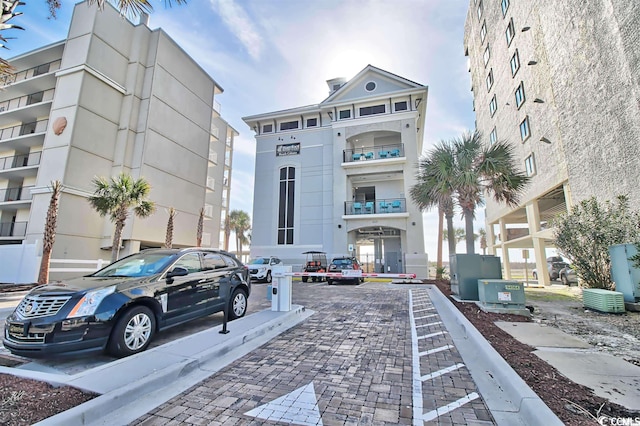 view of property featuring central AC