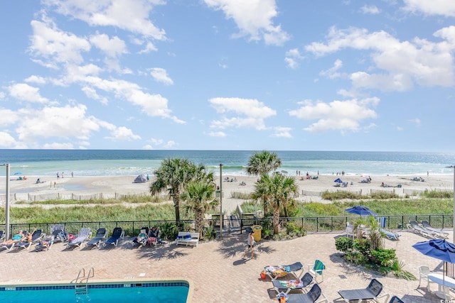1501 S Ocean Blvd Unit 330, Myrtle Beach, SC 29577 - water view with local beach