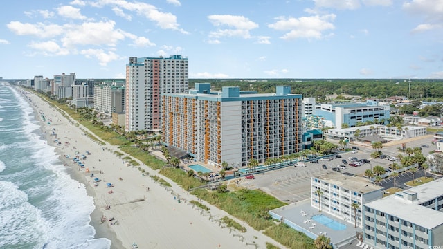 1501 S Ocean Blvd Unit 330, Myrtle Beach, SC 29577 - bird's eye view of waterfront with a beach