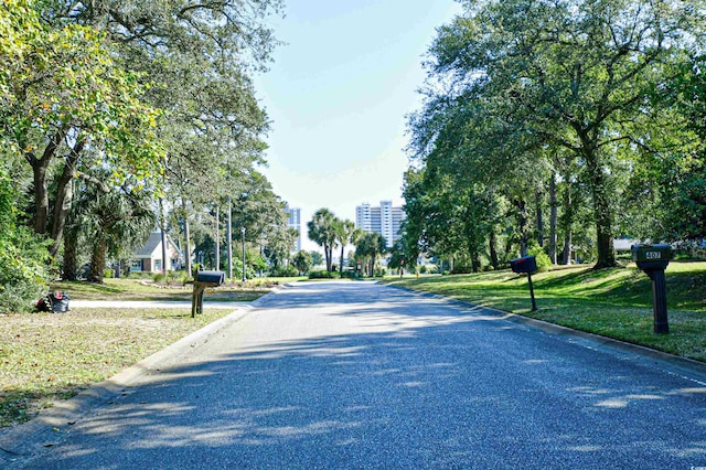 view of road