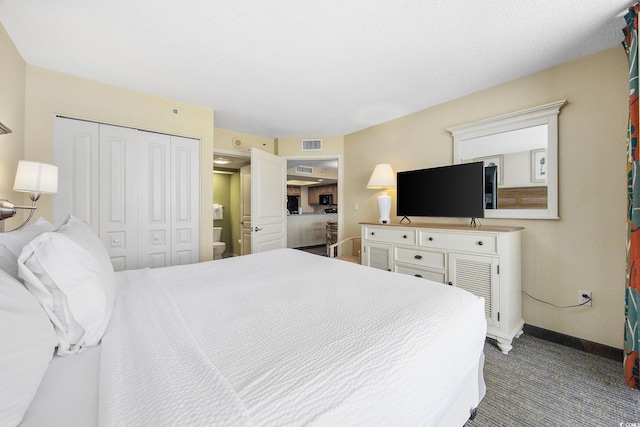 2301 Ocean Blvd S Unit 1218, Myrtle Beach, SC 29577 - carpeted bedroom featuring a closet and baseboards