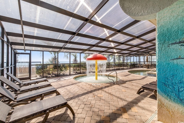 2301 Ocean Blvd S Unit 1218, Myrtle Beach, SC 29577 - view of pool featuring a patio and a pool with connected hot tub