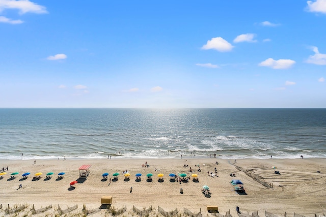 water view with a beach view