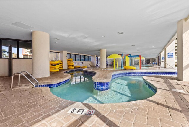 7100 N Ocean Blvd Unit 913, Myrtle Beach, SC 29572 - view of indoor community pool