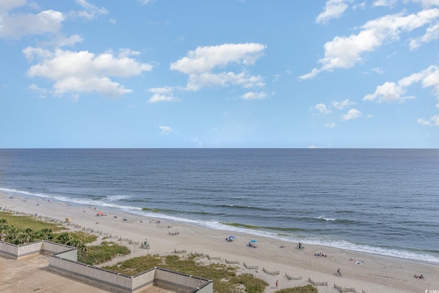 water view with a beach view