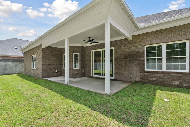 297 Waterfall Cir, Little River, SC 29566 - view of patio featuring a ceiling fan