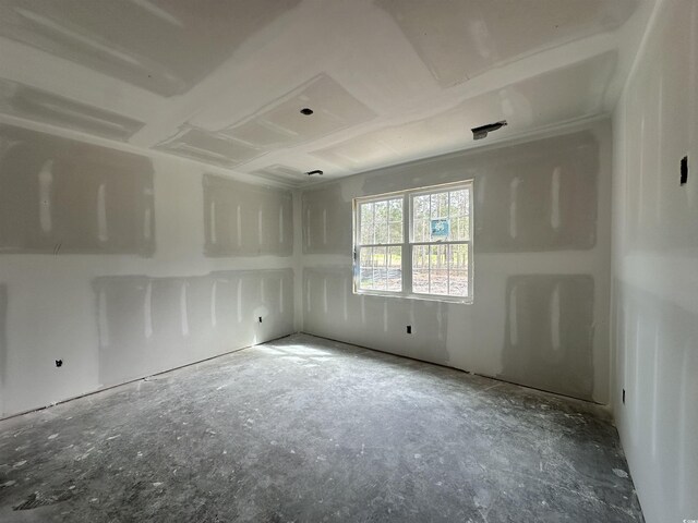 interior space with a notable chandelier and light hardwood / wood-style floors