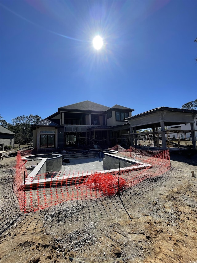 view of rear view of house