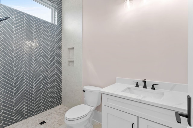 372 Chamberlin Rd, Myrtle Beach, SC 29588 - bathroom with vanity and tiled shower