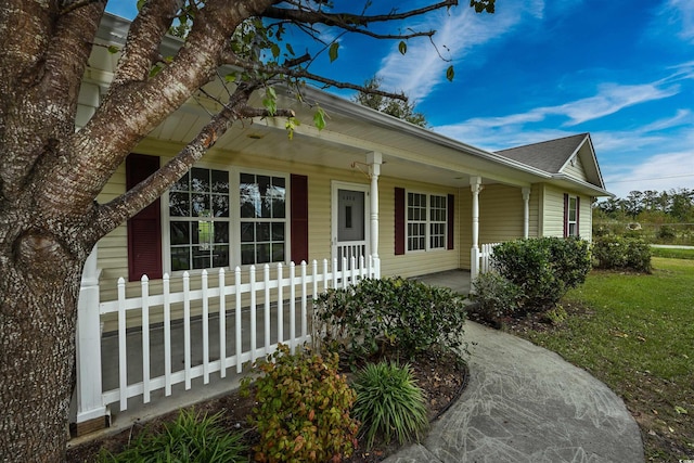 view of front of home