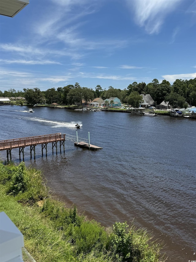 1538 Lanterns Rest Rd Unit 303, Myrtle Beach, SC 29579 - dock featuring a water view