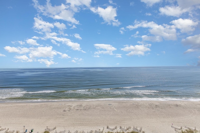 water view with a beach view