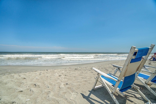 water view with a beach view