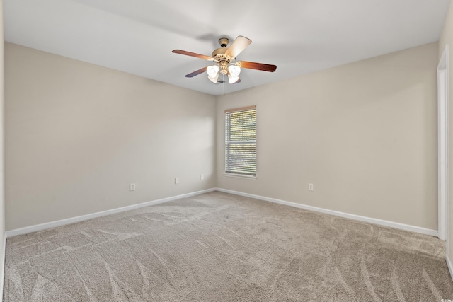 2248 Beauclair Ct, Myrtle Beach, SC 29579 - spare room with carpet floors, baseboards, and ceiling fan