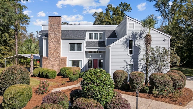 view of front of home