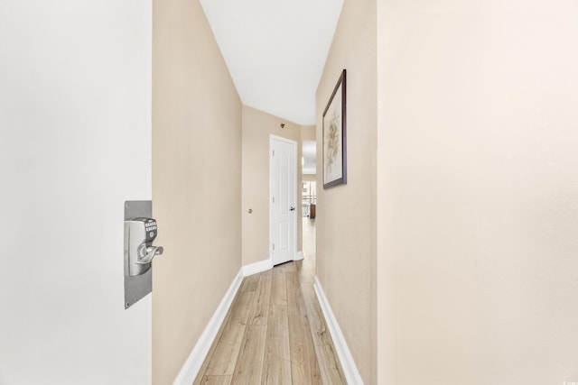 2504 N Ocean Blvd Unit 1736, Myrtle Beach, SC 29577 - corridor featuring light wood finished floors and baseboards