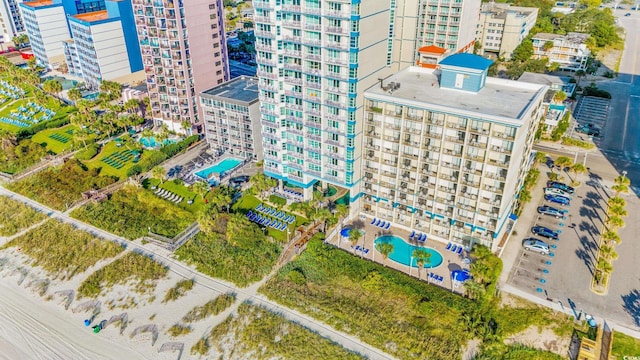 2504 N Ocean Blvd Unit 1736, Myrtle Beach, SC 29577 - aerial view of a pool and apartment complex / building