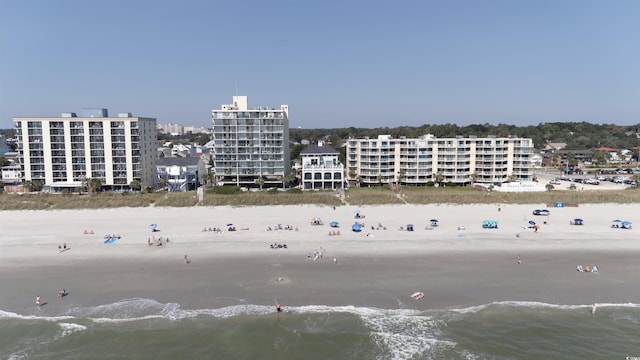 5801 Oyster Catcher Dr Unit 1531, North Myrtle Beach, SC 29582 - view of property with view of water and beach