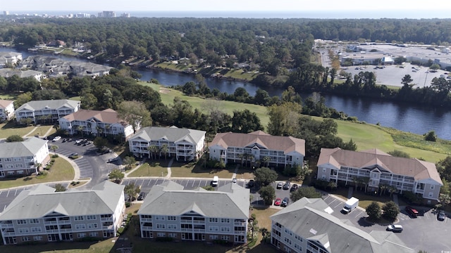 5801 Oyster Catcher Dr Unit 1531, North Myrtle Beach, SC 29582 - aerial perspective of suburban area featuring a large body of water