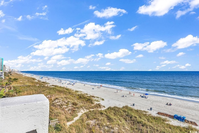 water view with a beach view