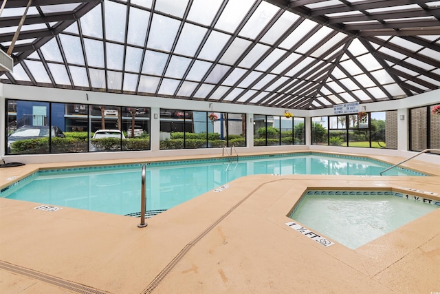 200 76th Ave N Unit 1106, Myrtle Beach, SC 29572 - indoor community pool featuring an in-ground hot tub