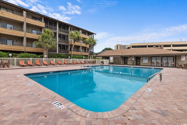 view of pool