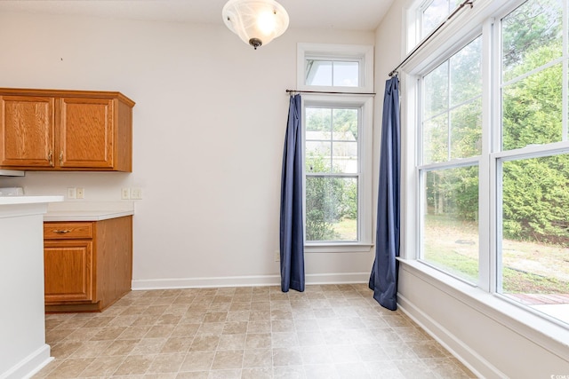 interior space with plenty of natural light