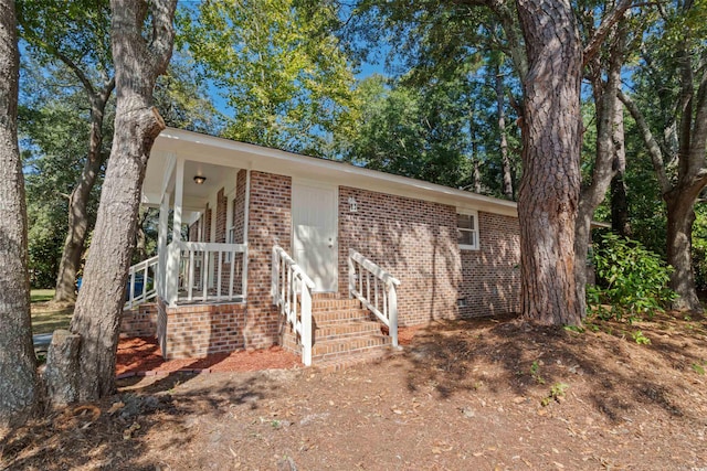 view of front of home