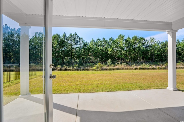 view of patio