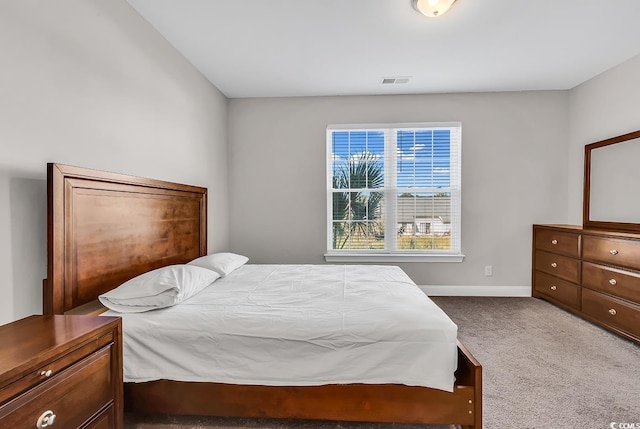 bedroom with carpet flooring