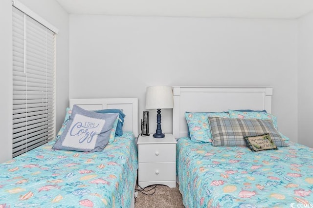 bedroom featuring carpet flooring