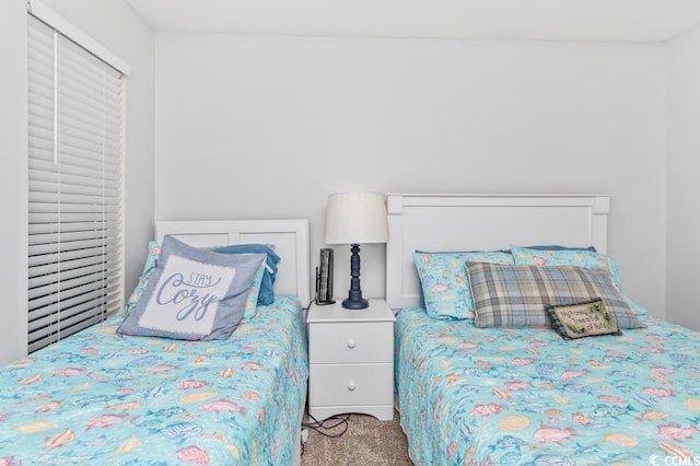 bedroom with carpet floors