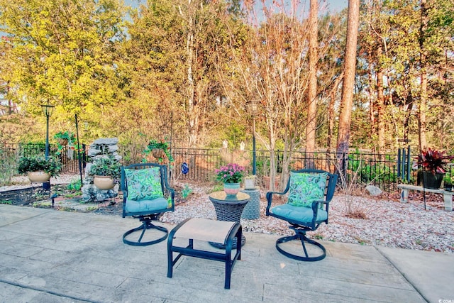 view of patio