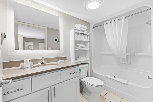 2701 S Ocean Blvd Unit 1817, North Myrtle Beach, SC 29582 - full bath featuring tile patterned floors, vanity, and shower / tub combination