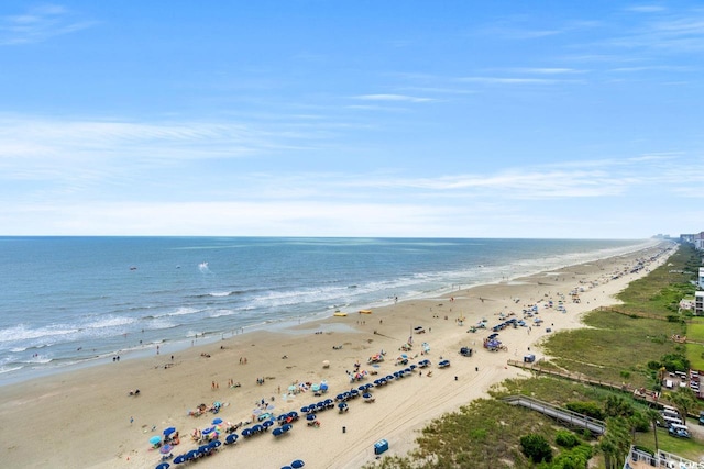 water view with a beach view