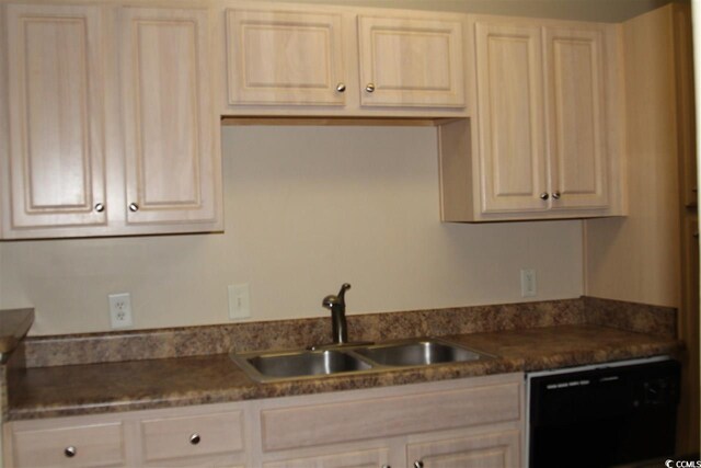 kitchen featuring dishwasher and sink