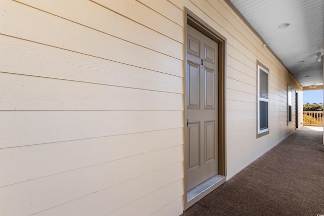 view of property entrance