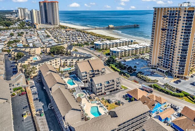 9621 Shore Dr Unit G219, Myrtle Beach, SC 29572 - bird's eye view of a nearby body of water and a pool area