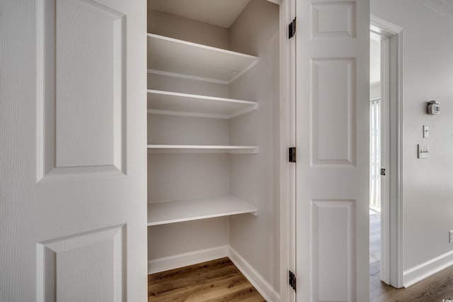 view of closet