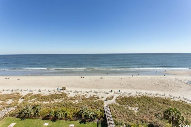 water view with a beach view