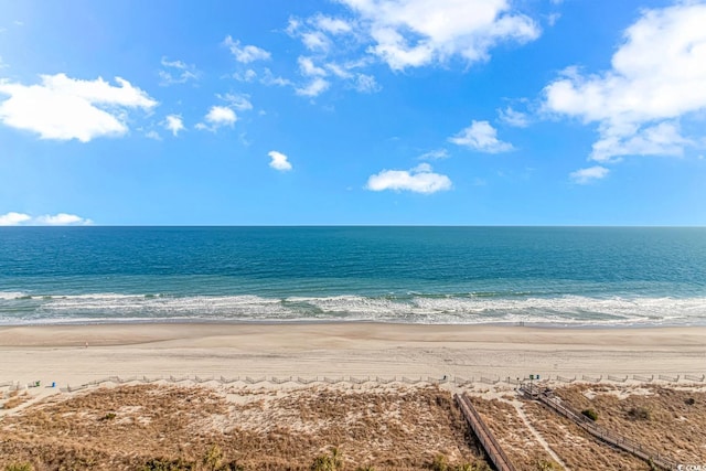 5300 N Ocean Blvd Unit 1405, Myrtle Beach, SC 29577 - view of water feature featuring a beach view