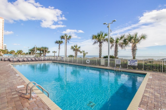 5300 N Ocean Blvd Unit 1405, Myrtle Beach, SC 29577 - pool featuring fence
