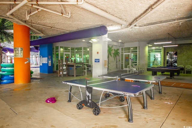 5300 N Ocean Blvd Unit 1405, Myrtle Beach, SC 29577 - game room featuring concrete floors