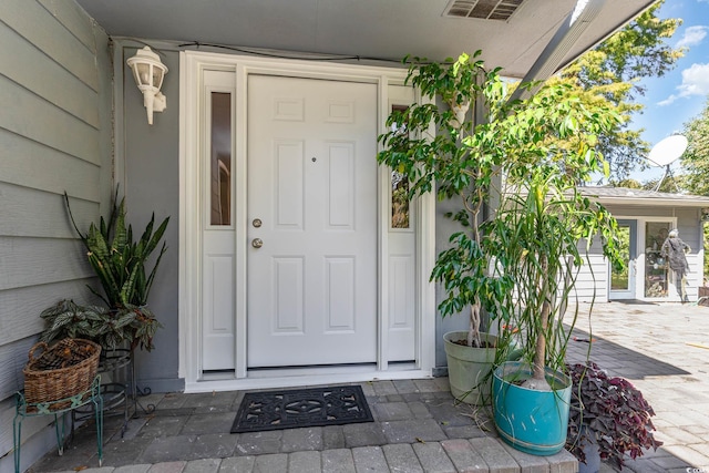 view of entrance to property