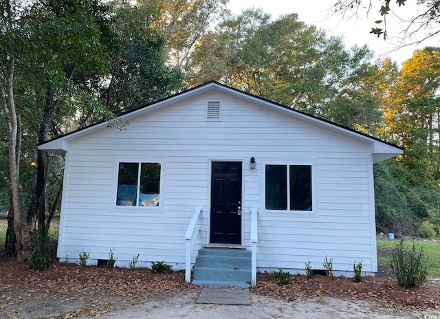 view of bungalow-style house