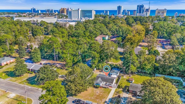 1412 Hemingway St, Myrtle Beach, SC 29577 - aerial view featuring a water view and a city view