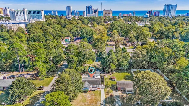 1412 Hemingway St, Myrtle Beach, SC 29577 - bird's eye view featuring a city view and a water view