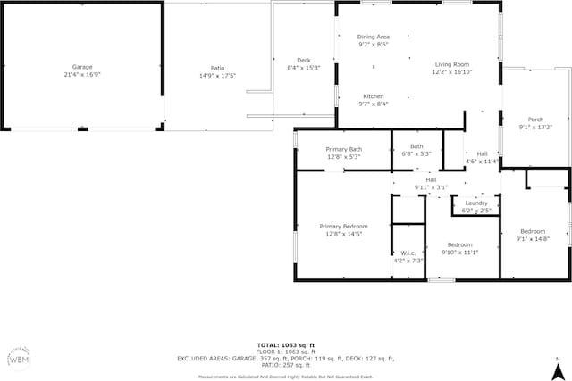 1412 Hemingway St, Myrtle Beach, SC 29577 - view of layout